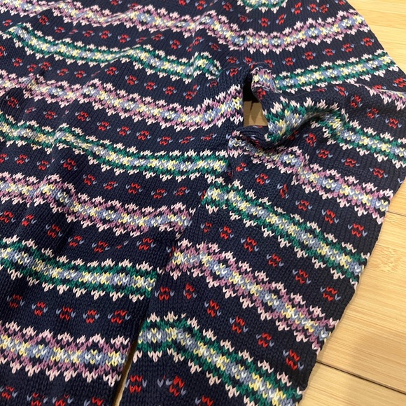 Ralph Lauren Men's Navy Multicolor Crewneck Sweater - Picture 3 of 5